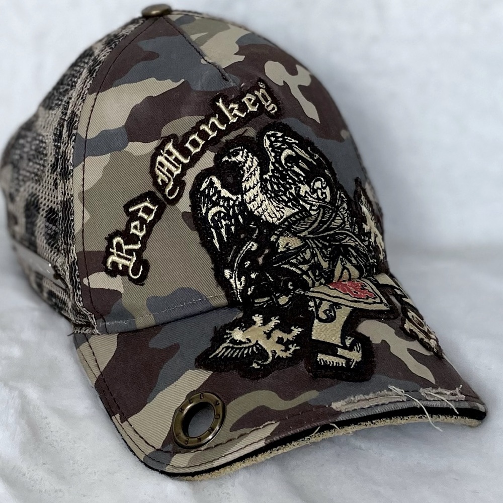 Red Monkey - Authentic - Trucker Hat ** NEVER WORN**